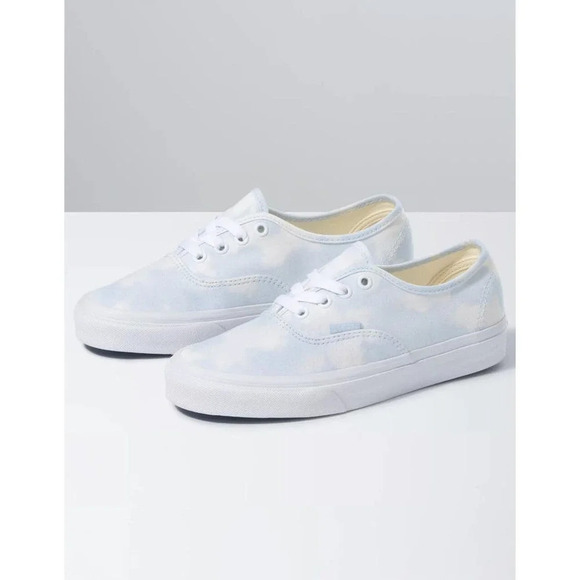 Vans Authentic Bleach Wash Low-Top Lace-Up Sneakers Women's Size 6 - Picture 3 of 11